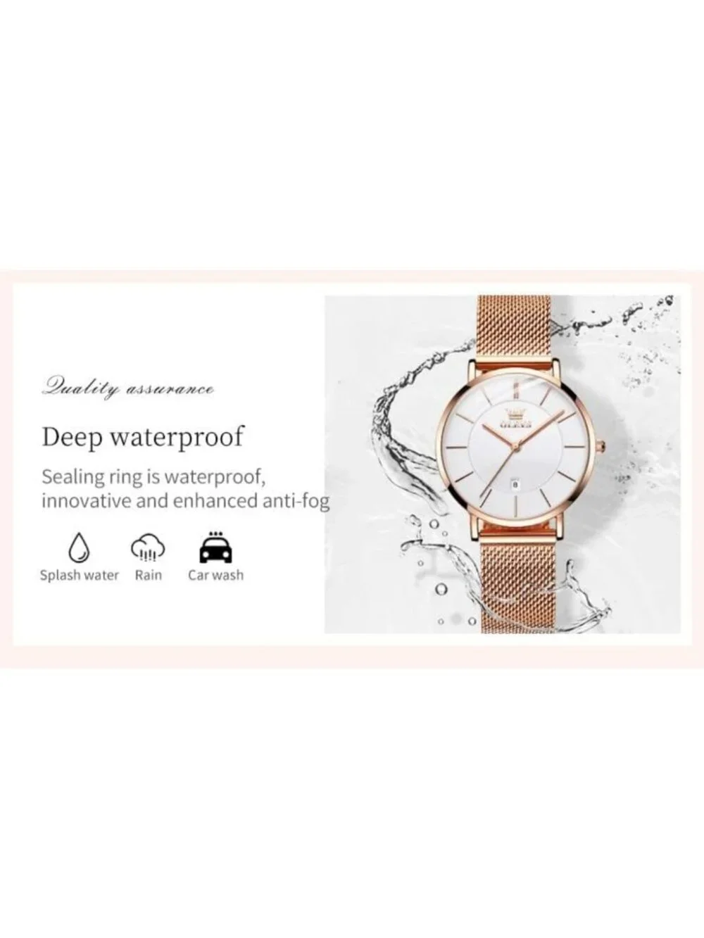 Elegant Women's Stainless Steel Dress Watch - Classic Design for Every Occasion